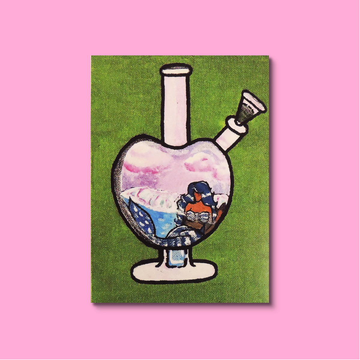 Mermaid In A Bong (Print)